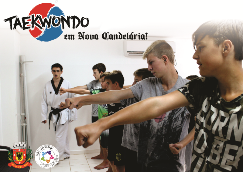 CRAS DE NOVA CANDELÁRIA OFERECE OFICINAS DE TAEKWONDO